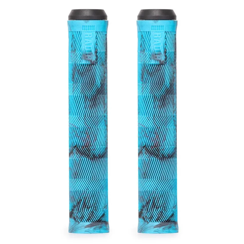 Radio Frequency XL BMX Grip Cyan Black 160mm