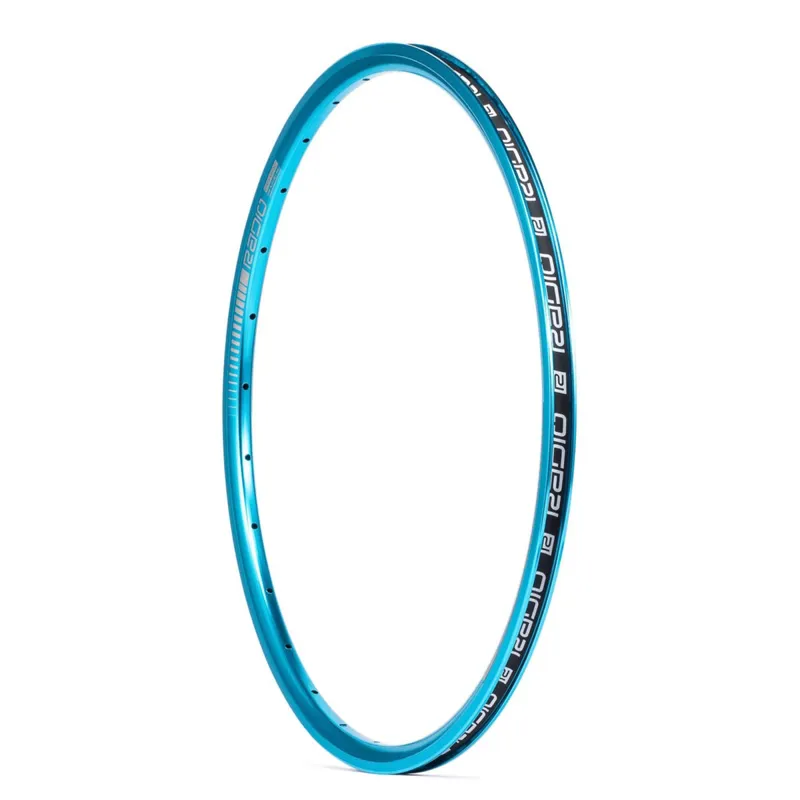 Radio Raceline Clipper Junior Rim 20 X 1 1/8 - 3/8 28 Hole Cyan