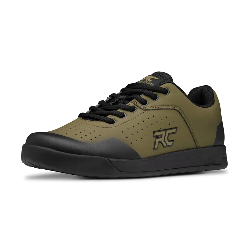 Ride Concepts Hellion Shoes in Olive/Black-2