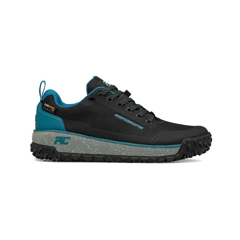 Ride Concepts Flume Women's Shoes in Black/Tahoe Blue-1