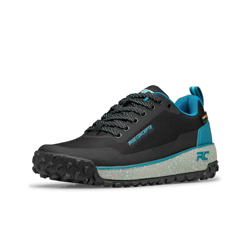 Ride Concepts Flume Women's Shoes in Black/Tahoe Blue-2