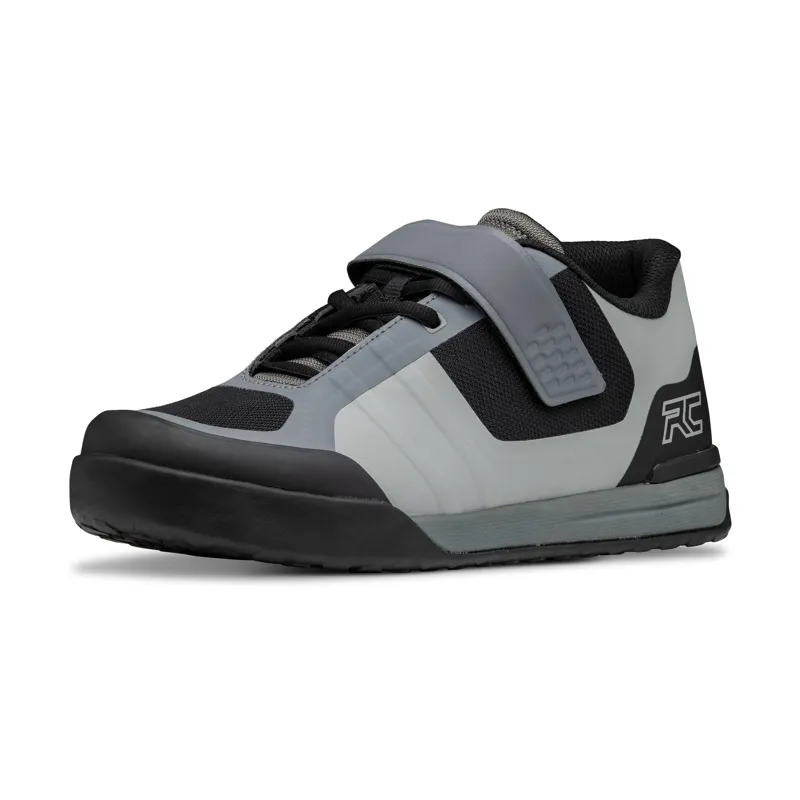 Ride Concepts Transition Clip Shoes in Charcoal/Grey-2