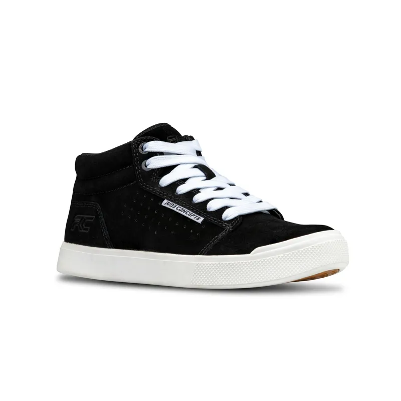 Ride Concepts Vice Mid Youth Shoes in Black-3