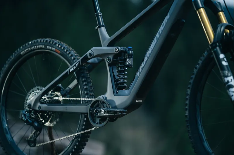 Transition Relay Carbon XX AXS Electric Mountain Bike in Oxide Grey-2