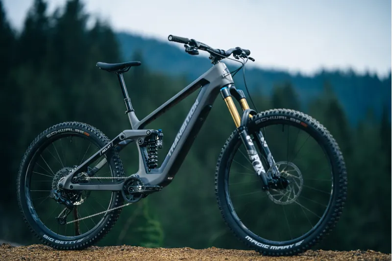 Transition Relay Carbon XX AXS Electric Mountain Bike in Oxide Grey-1