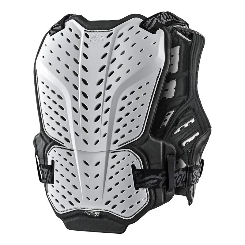 Troy Lee Designs Kids Rockfight Chest Protector White -1