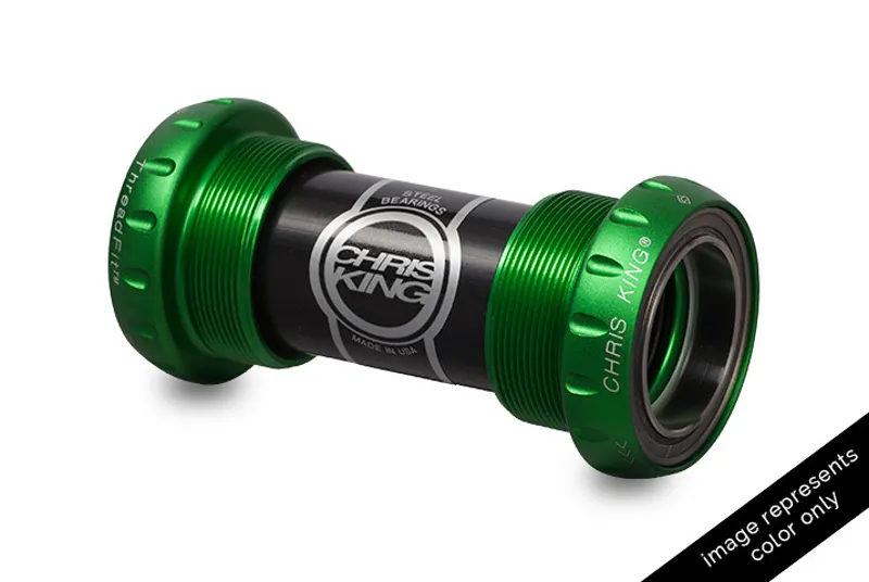 Chris King Thread Fit T47 24I Bottom Bracket T47 X 24 X 86 99mm Emerald t47 x 24 x 86-99mm