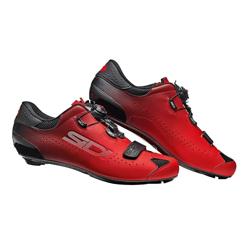 Sidi Sixty Road Cycling Shoe Black/Red 