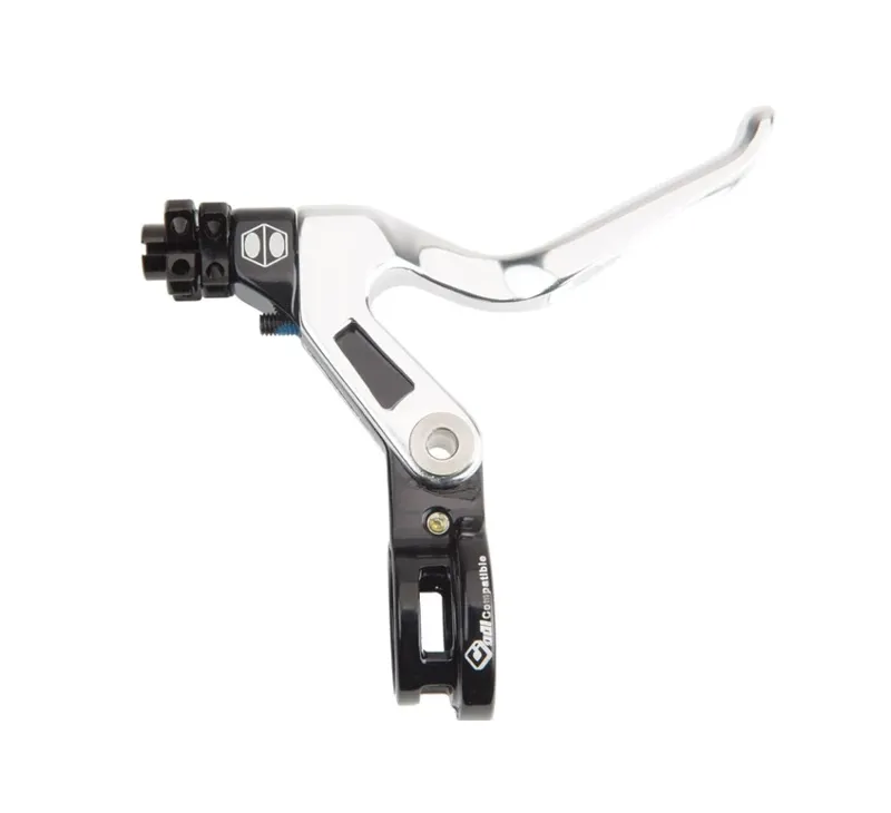 Box Genius Long Reach Right Hand Brake Lever in Silver