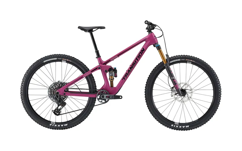 Transition Smuggler Carbon MTB Complete Bike SRAM X0 AXS Orchid Large