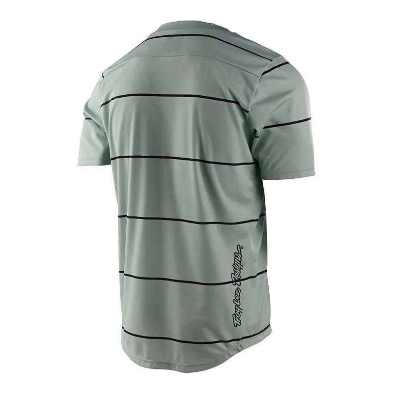 Troy Lee Designs Flowline Short Sleeve Jersey Smoke Green -1