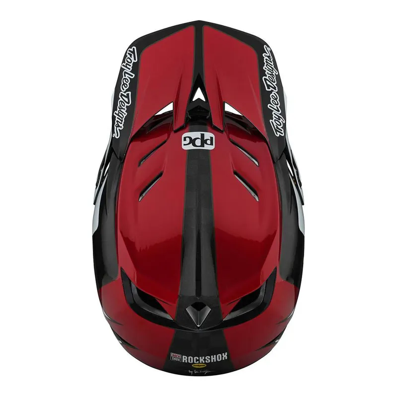 Troy Lee Designs D4 Carbon Helmet Sram Red -2