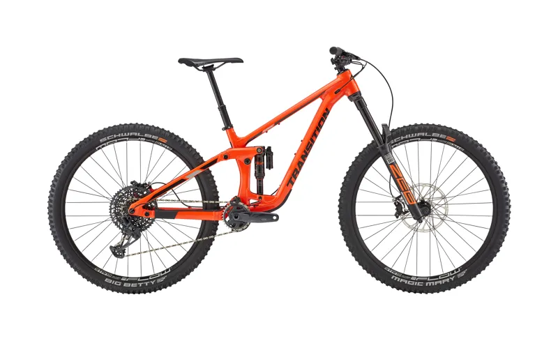 Transition Spire Alloy MTB GX TRP Complete Bike Factory Orange