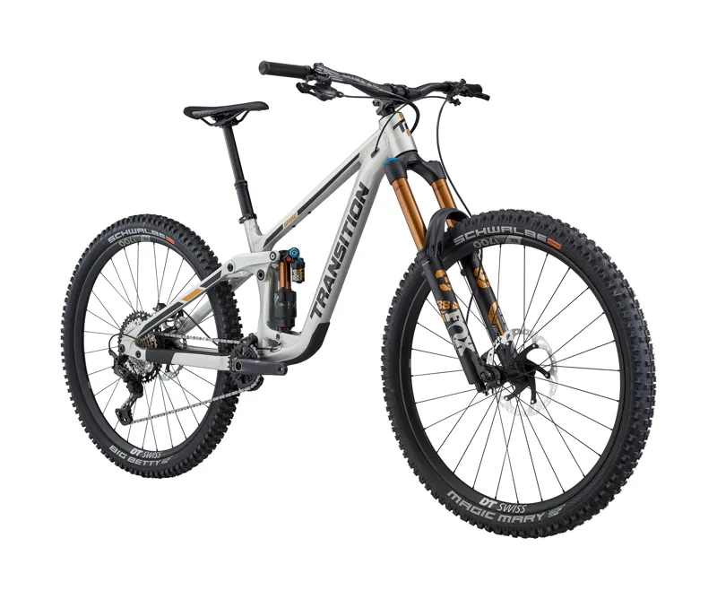 Transition Spire XT Alloy Mountain Bike in Silver