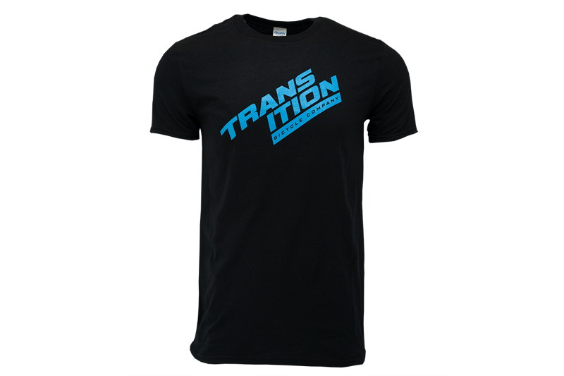 Transition Classic Split Logo T Shirt in Black