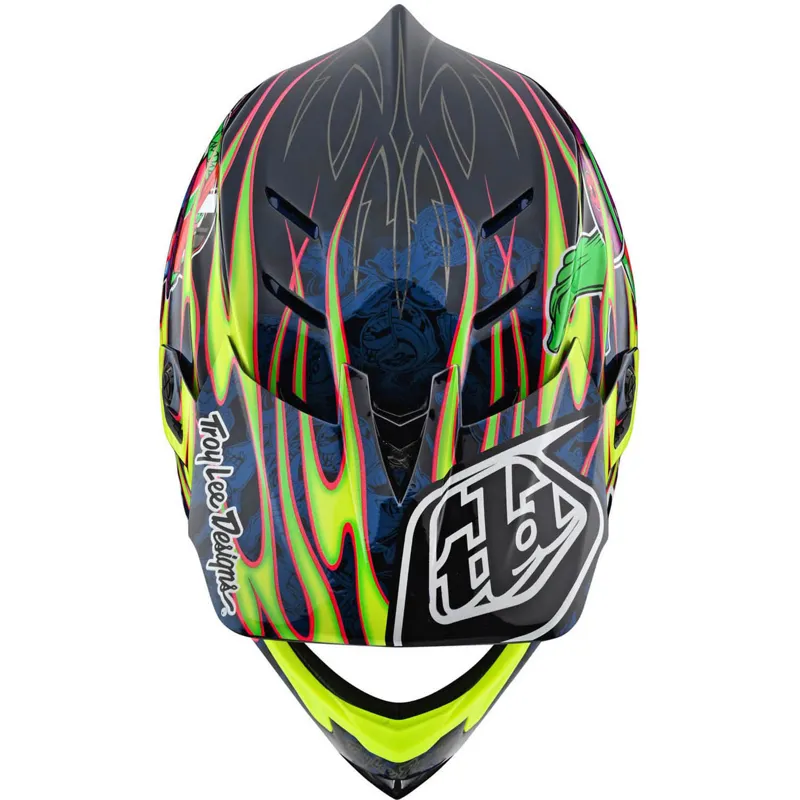 Troy Lee Designs D4 Composite Limited Edition Eyeball Yellow-2