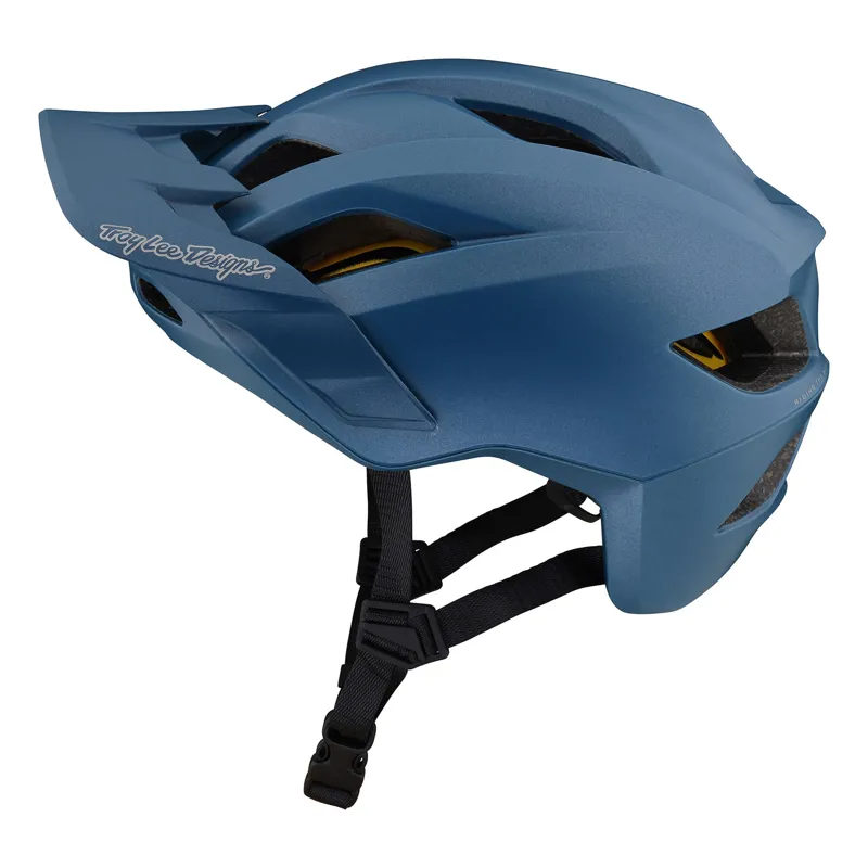 Troy Lee Designs Flowline MIPS Helmet in Orbit Mirage Blue