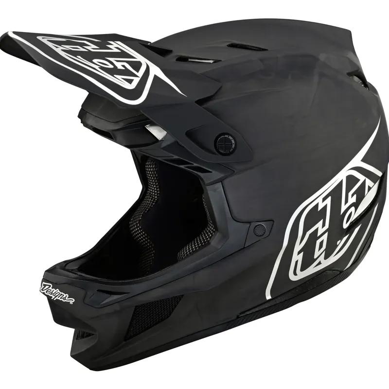 Troy Lee Designs D4 Carbon Stealth Black Silver