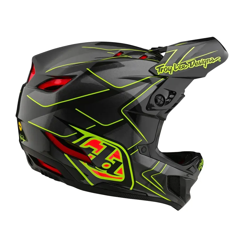 Troy Lee Designs D4 Composite MIPS Helmet Ghostwing Limited Edition-5