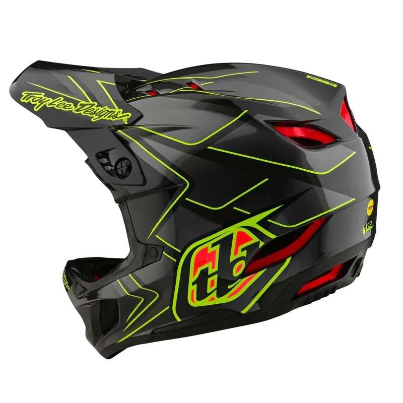 Troy Lee Designs D4 Composite MIPS Helmet Ghostwing Limited Edition-3