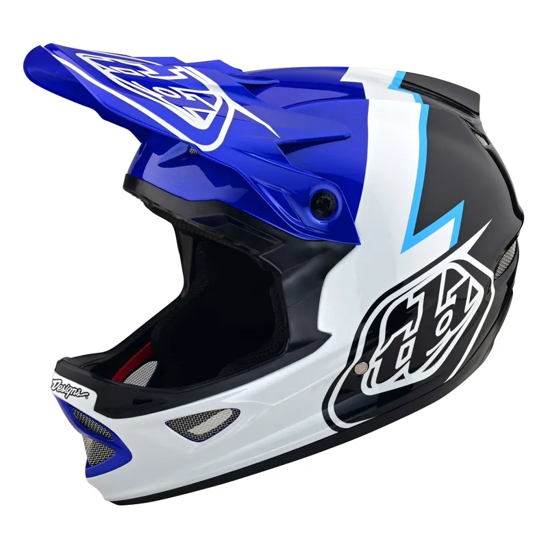 Troy Lee Designs D3 Fiberlite Helmet Volt Blue