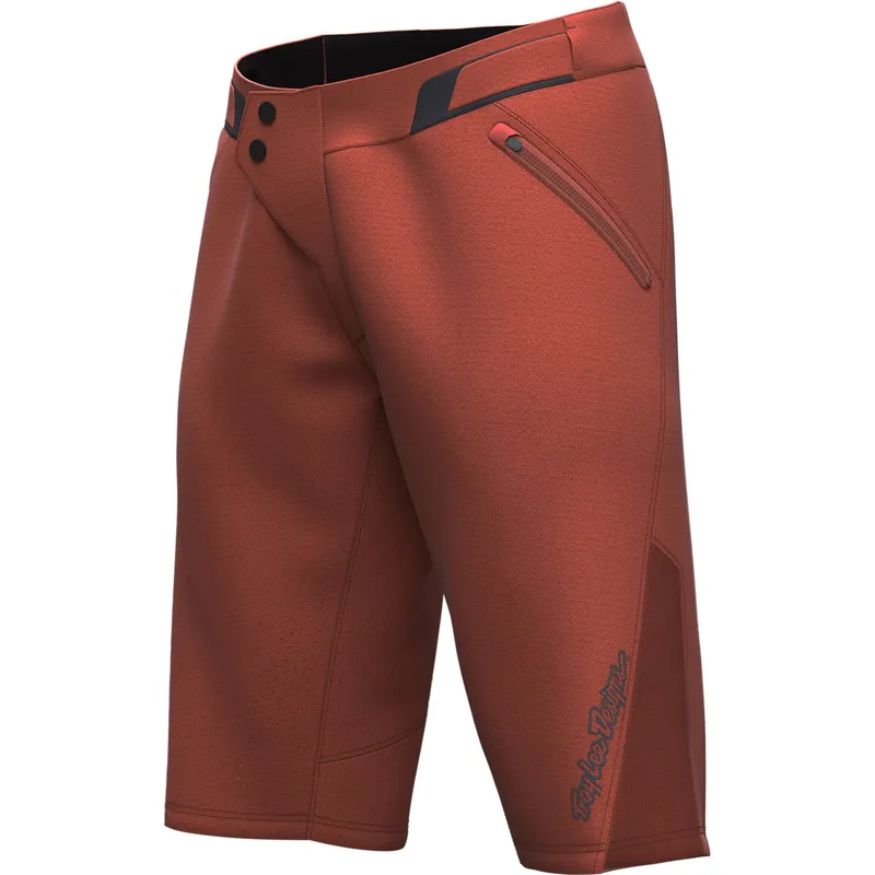Troy Lee Designs Ruckus Shorts  Shell Only Solid Red Clay 