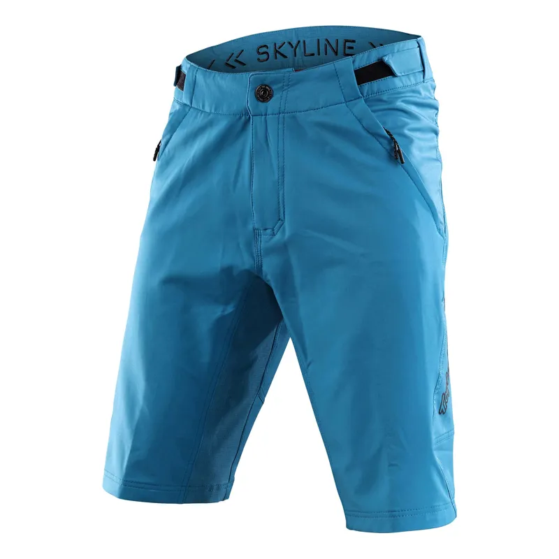 Troy Lee Designs Skyline Shell Only Shorts in Mono - Azure