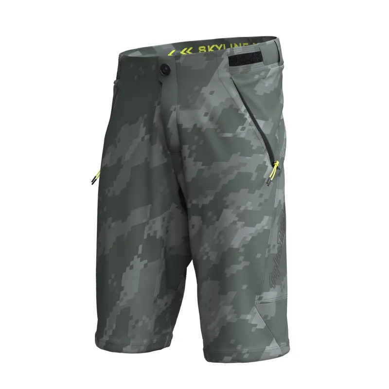 Troy Lee Designs Skyline Youth Shorts in Digi Camo  Spruce