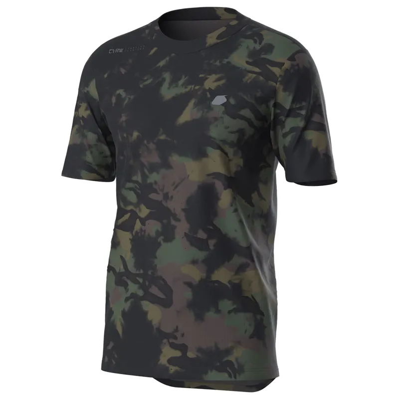 Troy Lee Designs Flowline Short Sleeve Jersey in Covert Army Green