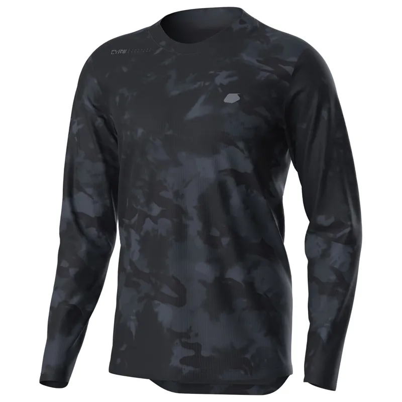Troy Lee Designs Flowline Long Sleeve Jersey in Covert Black