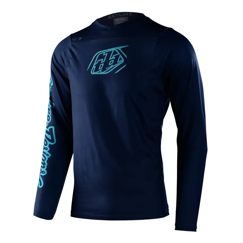 Troy Lee Designs Skyline Chill Long Sleeve Jersey Iconic Navy