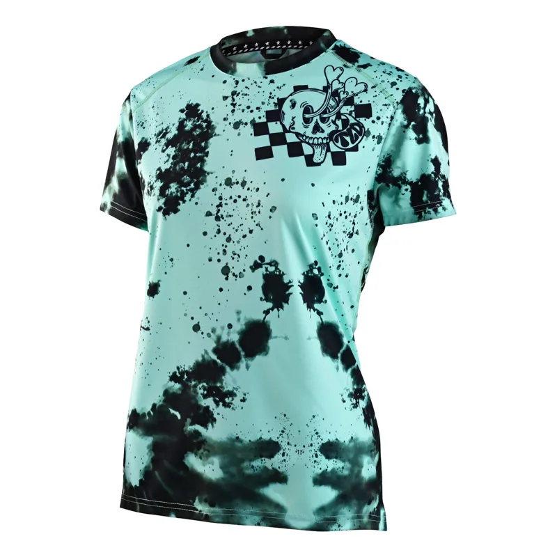 Troy Lee Designs Lilium Women's Short Sleeve Jersey in Micayla Gatto Mist