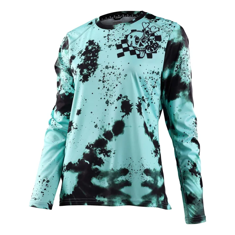 Troy Lee Designs Lilium Long Sleeve Women's Jersey Micayla Gatto Mist