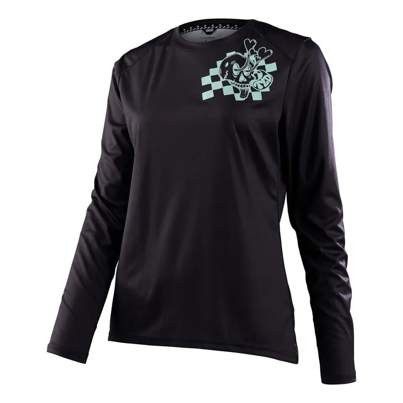 Troy Lee Designs Lilium Long Sleeve Women's Jersey Micayla Gatto  Black