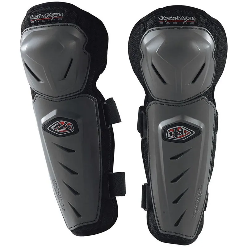 2018 Troy Lee Designs Kids Knee/Shin Guards in Grey-1