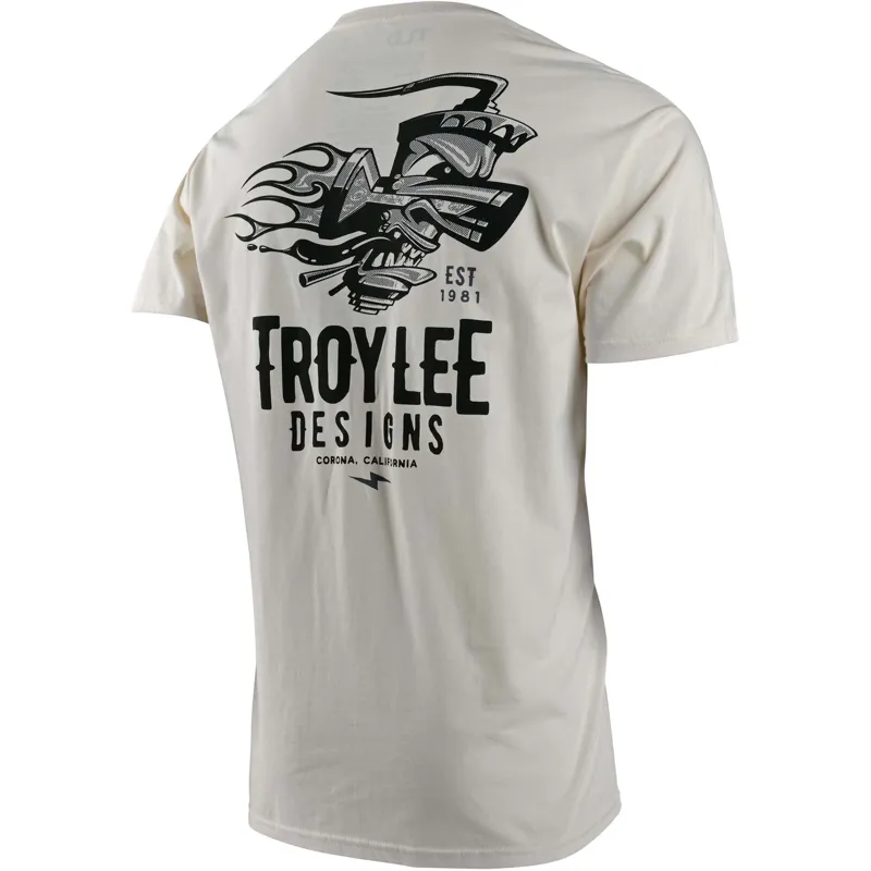 Troy Lee Designs Carb Short Sleeve T-Shirt in Natural