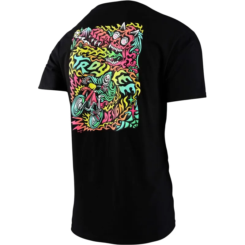 Troy Lee Designs Tallboy Demon Short Sleeve T-Shirt in Black