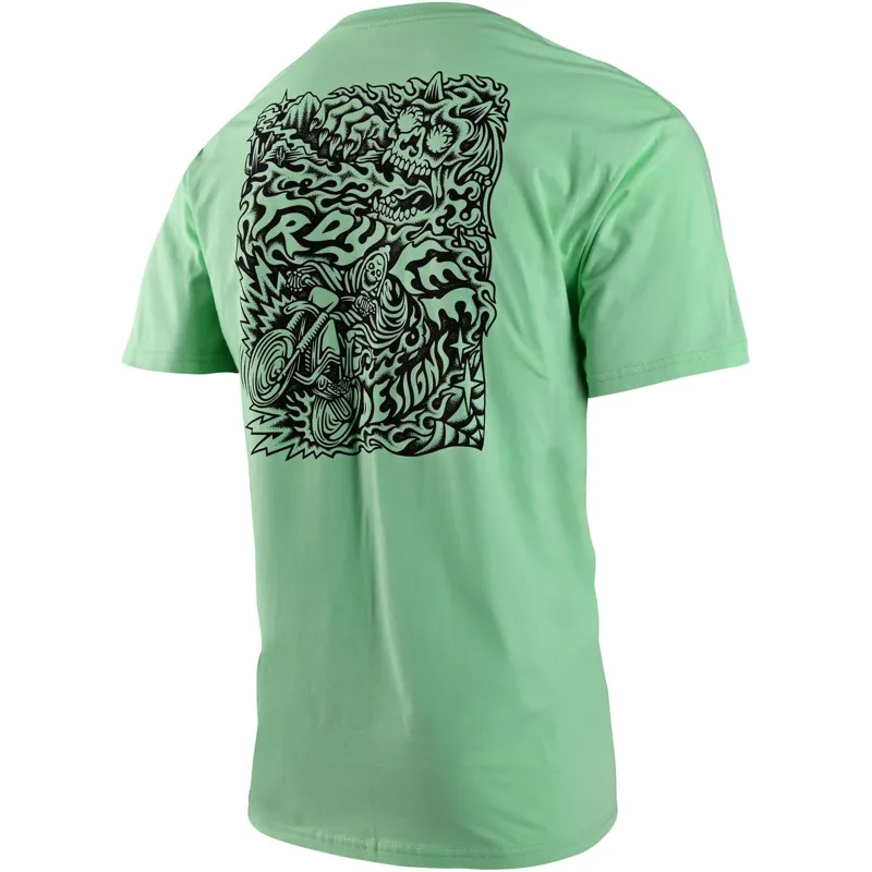 Troy Lee Designs Tallboy Demon Short Sleeve T-Shirt in Mint