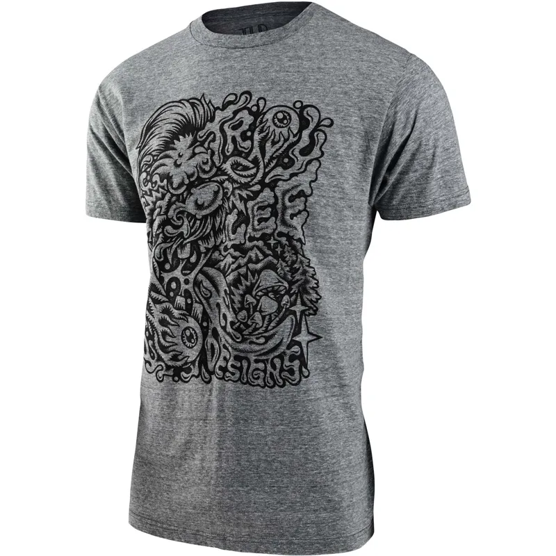 Troy Lee Designs Tallboy Sasquatch Short Sleeve T-Shirt in Ash/Heather
