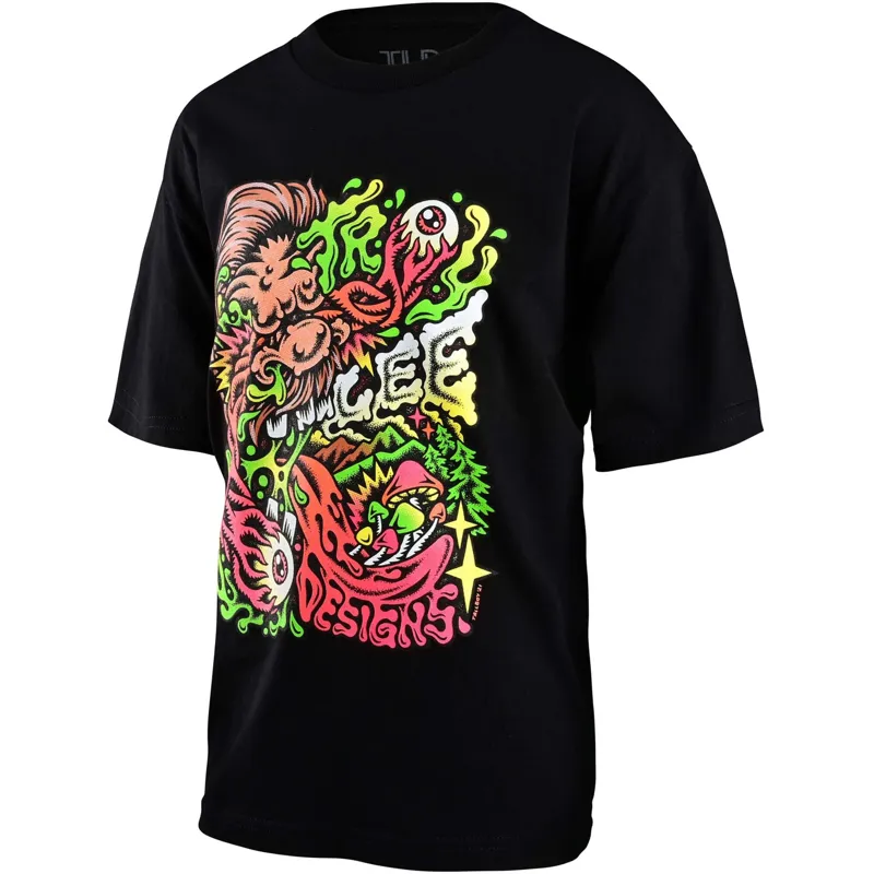 Troy Lee Designs Youth Tallboy Sasquatch Short Sleeve T-Shirt in Black