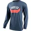 Troy Lee Designs Arc Long Sleeve T-Shirt in Navy/Heather