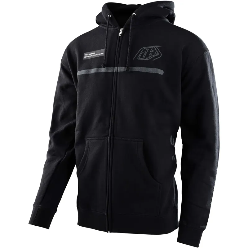 Troy Lee Designs Lines Zip-Up Hoodie in Black