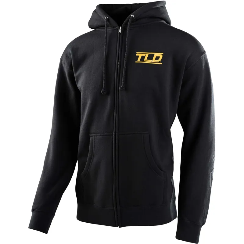 Troy Lee Designs Speed Logo Zip-Up Hoodie in Black