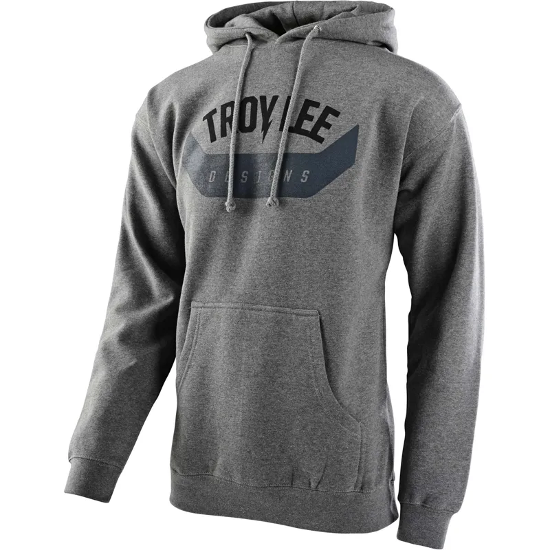 Troy Lee Designs Arc Hoodie in Gunmetal Heather