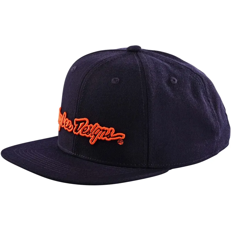 Troy Lee Designs 9Fifty Snapback Cap Signature Navy Orange