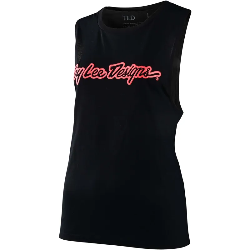Troy Lee Designs Women's Signature Tank Top Black