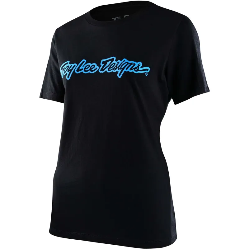 Troy Lee Designs Women's Signature Short Sleeve T-Shirt Black