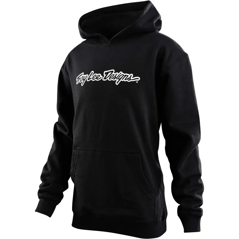 Troy Lee Designs Youth Signature Hoodie in Black