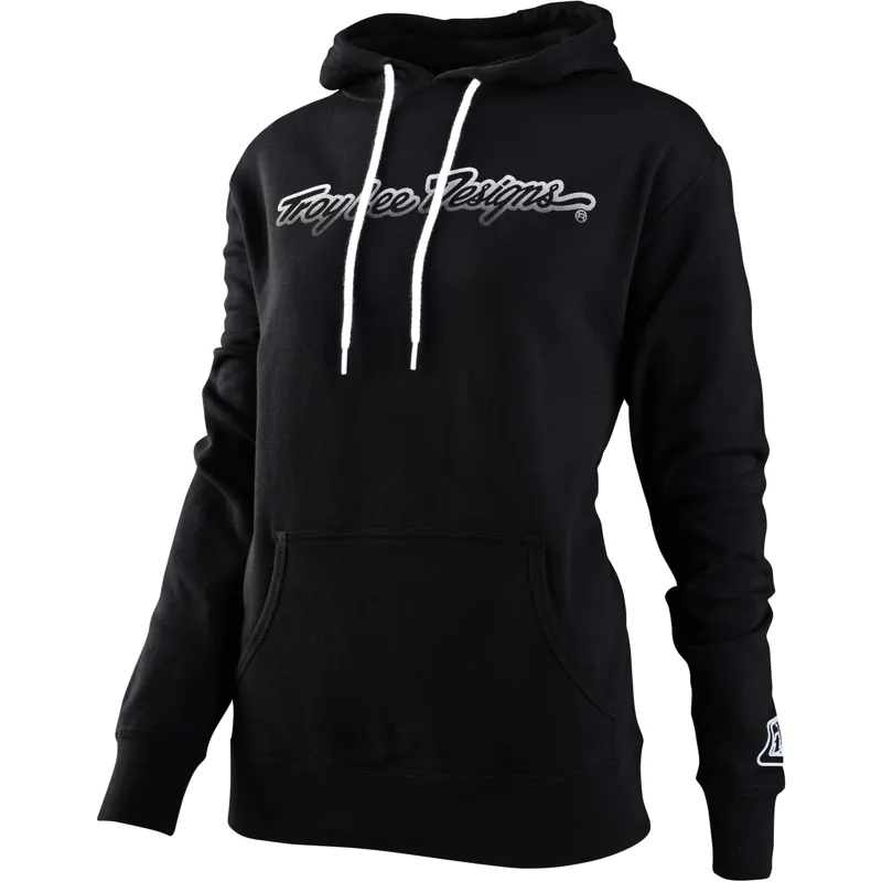 Troy Lee Designs Women's Signature Hoodie Black