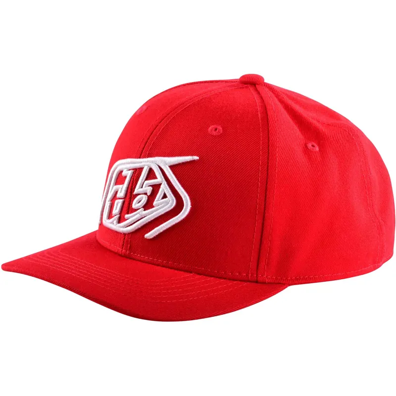Troy Lee Designs 9Forty Snapback Cap in Crop Red/White